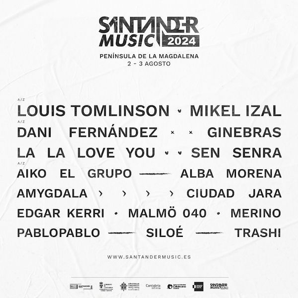 Santander Music 2024 ¡Cartel completo y venta de entradas!