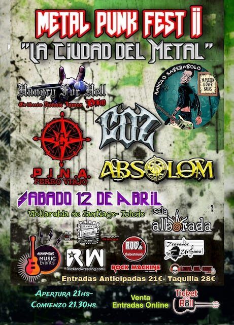 Metal Punk Fest II ¡Venta de entradas y cartel completo!