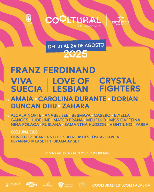 Cooltural Fest 2025 ¡Venta de entradas y más confirmaciones! Crystal Fighters, Dorian y más