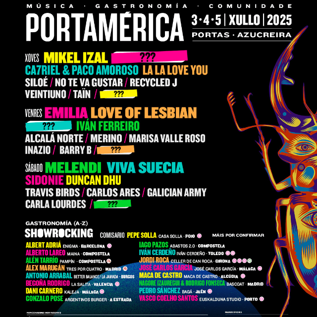 PortAmérica 2025 ¡Entradas, nuevas confirmaciones y cartel por días!