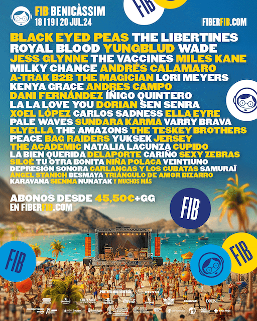 FIB Benicàssim 2024 ¡Nuevas confirmaciones y venta de entradas!
