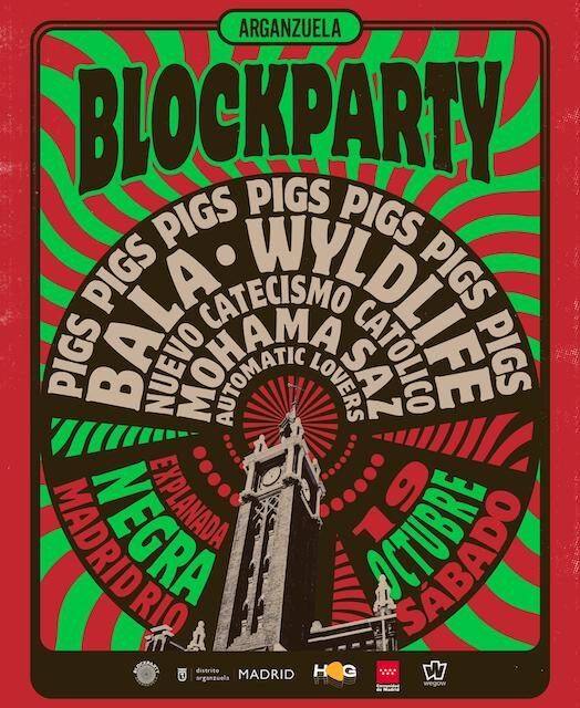 Blockparty Arganzuela 2024 ¡Venta de entradas y primeras confirmaciones!