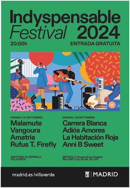 Indyspensable Festival 2024 ¡Entrada gratuita y cartel completo!