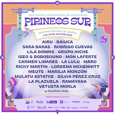 Pirineos Sur 2024 ¡Venta de entradas y avance del cartel!