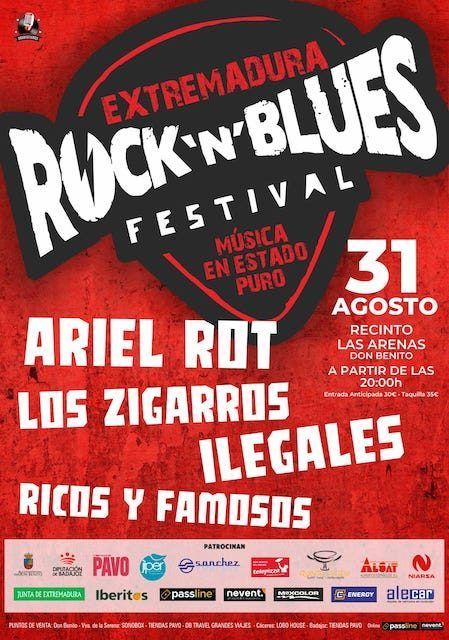 Rock N´Blues Festival 2024 ¡Venta de entradas y cartel completo!