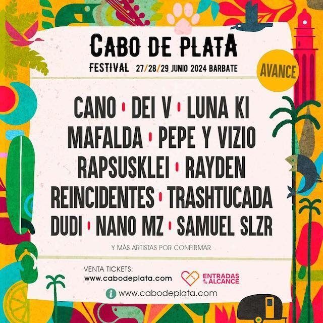 Cabo de Plata 2024 ¡Nuevas confirmaciones! ¡Comprar entradas!