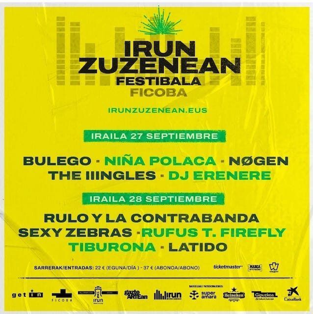 Irun Zuzenean Festibala 2024 ¡Venta de entradas y cartel completo!