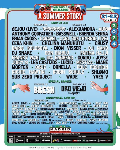 A Summer Story 2024 ¡Venta de entradas y cartel completo!
