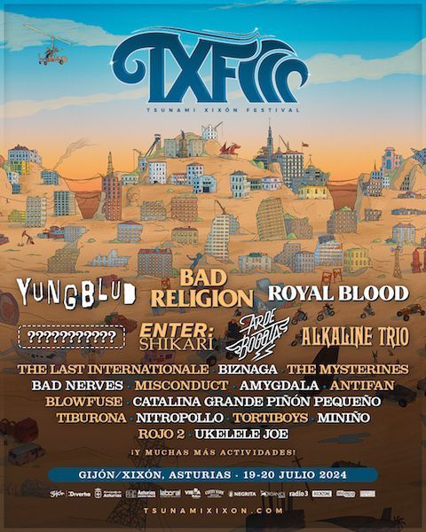 Tsunami Xixón Festival 2024 – Royal Blood, Bad Religion y muchos más