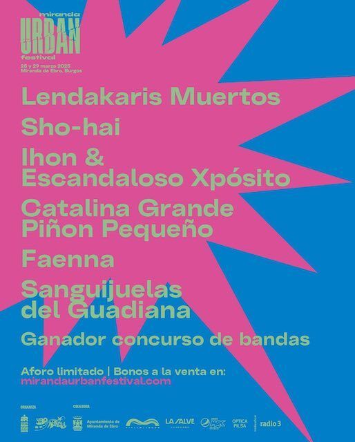 Miranda Urban Festival (MUF) 2025 – ¡Entradas a la venta y cartel completo!