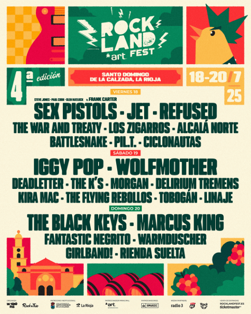 Rockland Art Fest 2025 ¡Venta de Entradas y cartel por días!