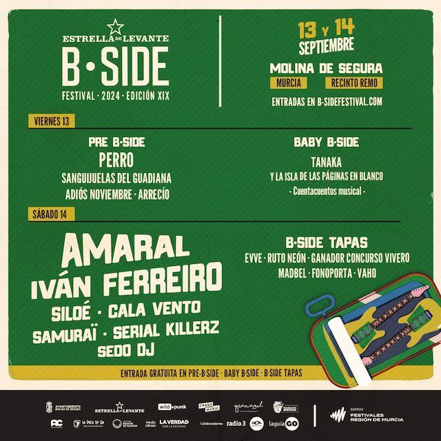 B-SIDE FESTIVAL 2024 ¡Venta de entradas y cartel completo!
