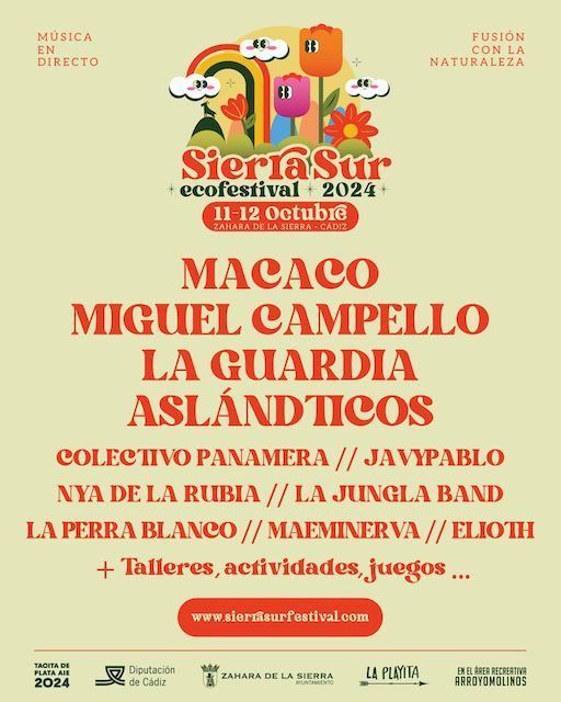 Sierrasur Ecofestival 2024 ¡Venta de entradas y cartel completo!