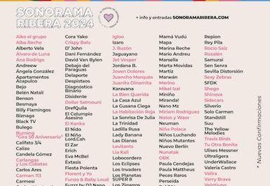 Sonorama Ribera 2024 ¡Venta de entradas y cartel completo!