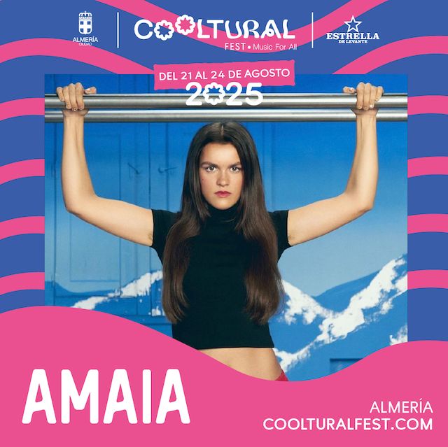 Cooltural Fest 2025 ¡Amaia Romero! Nueva confirmación para el día de Reyes