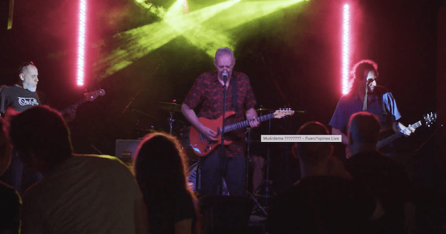 Puercospines nos presentan su nuevo video en directo «Muérdeme»