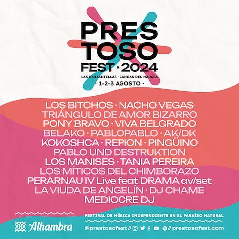 Prestoso Fest 2024 ¡Venta de entradas y cartel completo!