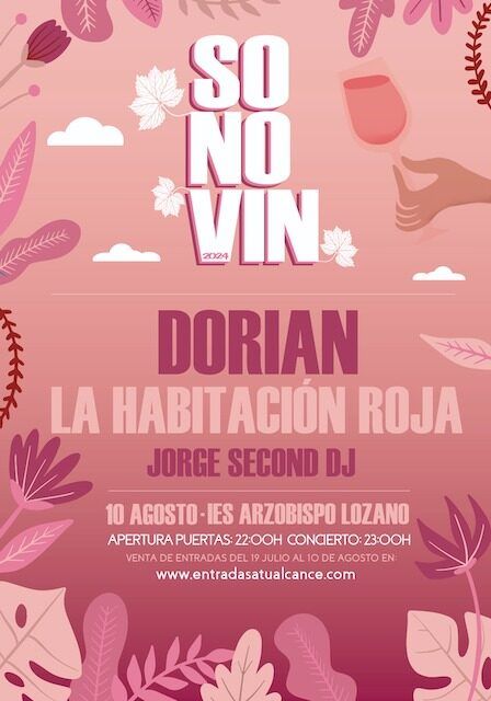 Sonovin 2024 – ¡Venta de entradas y cartel completo!