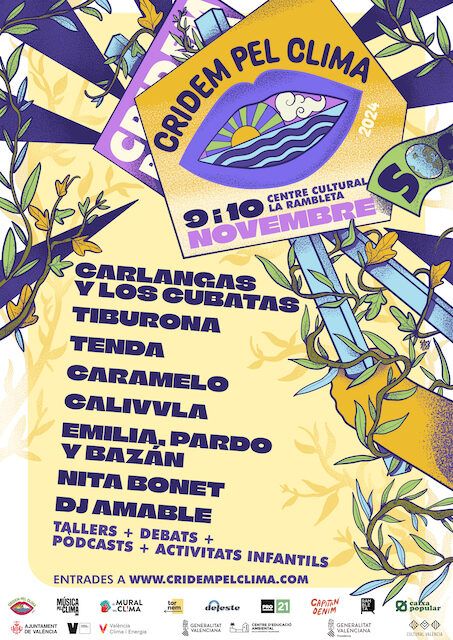 Festival Cridem pel Clima 2024 ¡Entradas y cartel completo!