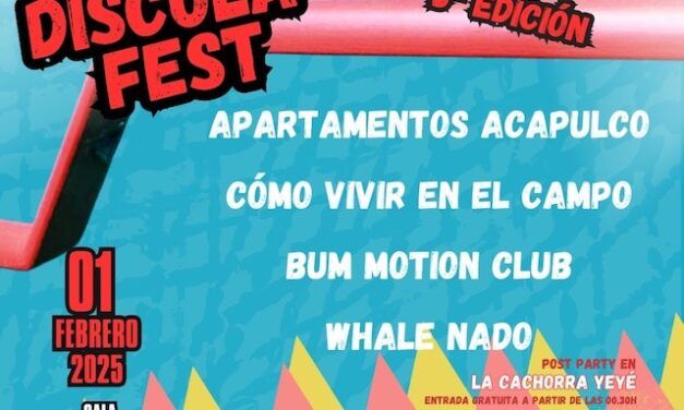 Díscola Fest 2025 ¡Venta de entradas y cartel completo!