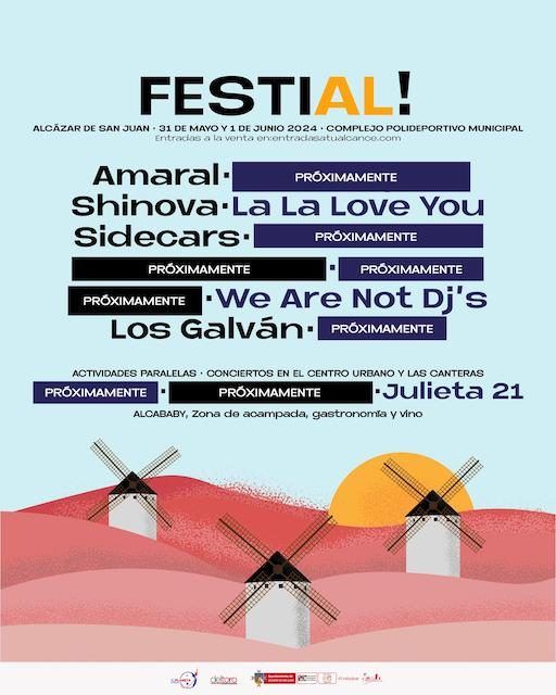 Festial! 2024 avanza los primeros nombres de su primera edición: Amaral, Shinova y más
