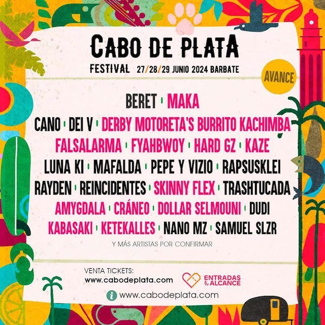 Cabo de Plata 2024 sigue confirmando artistas