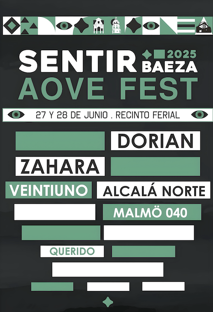 Sentir Baeza AOVE Fest 2025 ¡Entradas y primeras confirmaciones!