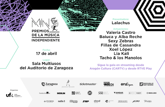 Xoel López, Valeria Castro, Sexy Zebras en la gala de los Premios Min 2024