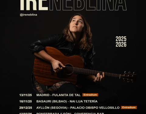 IreNeblina presenta su gira “Un lugar donde no sufrir”: pop de autor para sanar desde la emoción