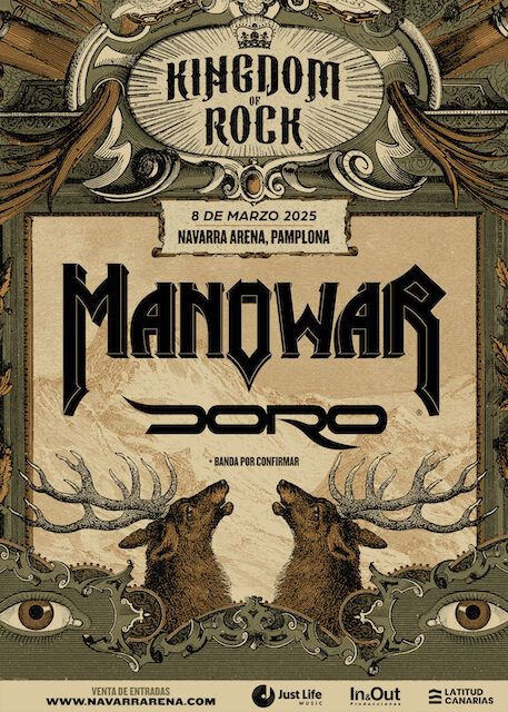 Kingdom Of Rock 2025 ¡Venta de entradas y cartel! #Pamplona