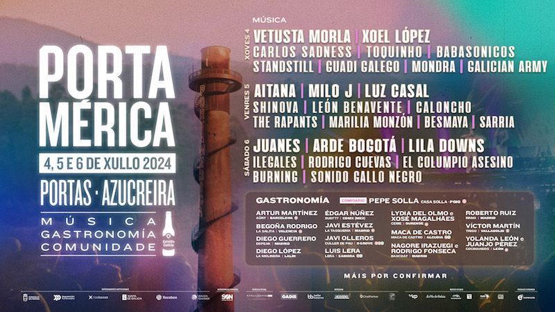 Festival PortAmérica 2024: ¡Segundas confirmaciones! Luz Casal, Lila Downs y más