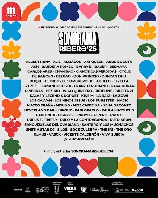 Sonorama Ribera 2025 ¡Venta de entradas y primeras confirmaciones!