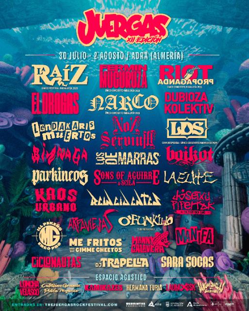 The Juergas Rock 2025 ¡Venta de entradas y cartel completo!