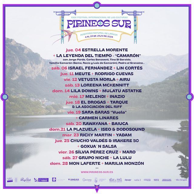 Pirineos Sur 2024 ¡Venta de entradas! ¡Segundas confirmaciones!