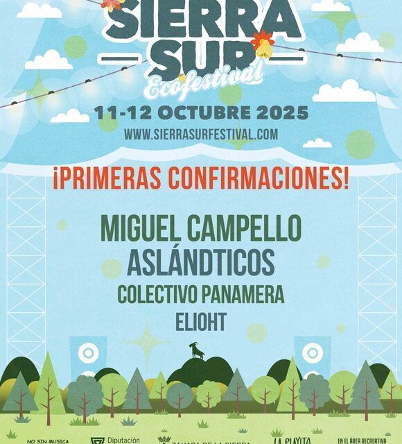 SIERRASUR 2025 ¡Venta de entradas y primeras confirmaciones!