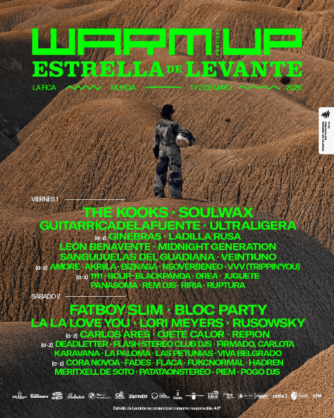 WARM UP Estrella de Levante 2026: fechas, cartel y toda la info del festival en Murcia