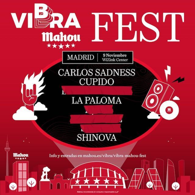 Vibra Mahou Fest Madrid ¡Comprar entradas! 9 de noviembre WiZink Center