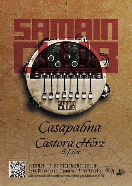 15 de Diciembre | Casapalma + Castora Herz Dj Set en Sala Cientocero (Valladolid)