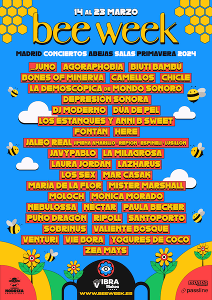 Bee Week 2024 ¡Cartel y entradas a la venta!