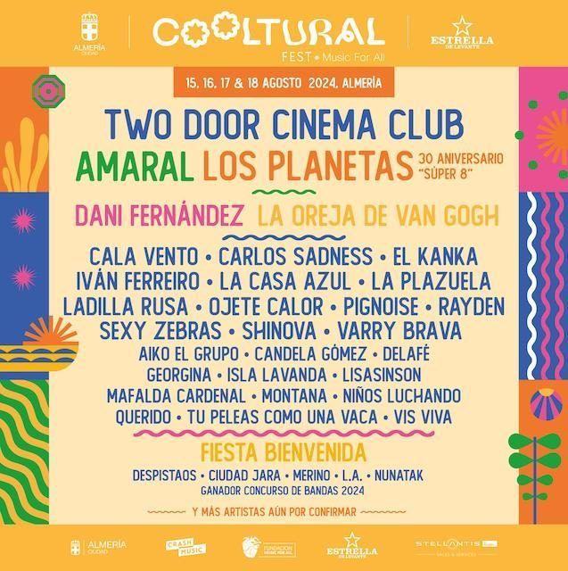 Cooltural Fest 2024 sigue confirmando bandas para su nueva edición: Los Planetas, Cala Vento y más