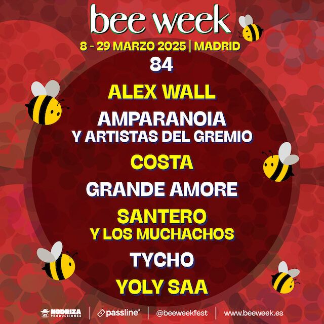 Bee Week 2025 ¡Comprar entradas! Cartel – Nuevas confirmaciones