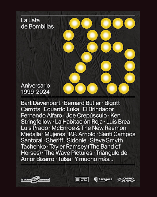 La Lata de Bombillas (Zaragoza), celebra su 25 aniversario con más de 25 conciertos ¡Pilla tu entrada!