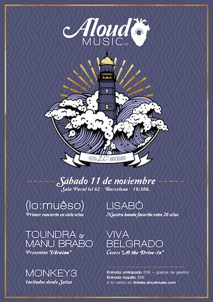 20º aniversario de Aloud Music. ¡Te esperamos en Barcelona!