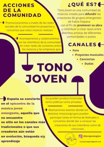 Descubre Tono Joven, comunidad de músicos creada para difundir las creaciones de grupos emergentes de habla hispana