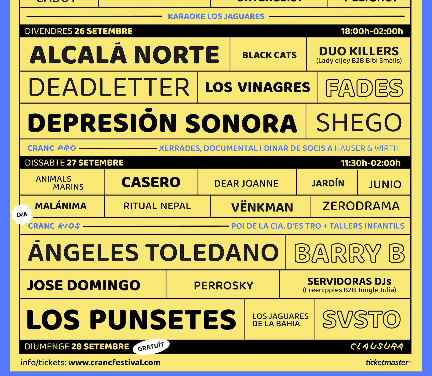 CRANC Illa de Menorca Festival 2025 ¡Entradas y cartel completo!