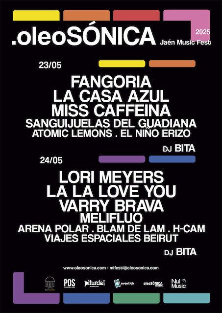 oleoSÓNICA Jaén Music Fest 2025 ¡Venta de entradas y cartel completo!