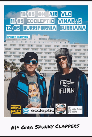 Primera gira de Spunky Clappers, del 10 de Mayo al 12 de Mayo