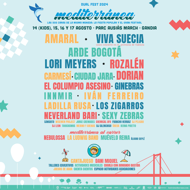 Mediterránea Festival 2024 ¡Venta de entradas y cartel completo!