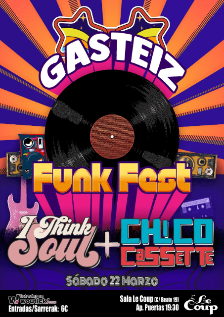 Gasteiz Funk Fest 2025 ¡Venta de entradas y cartel completo!