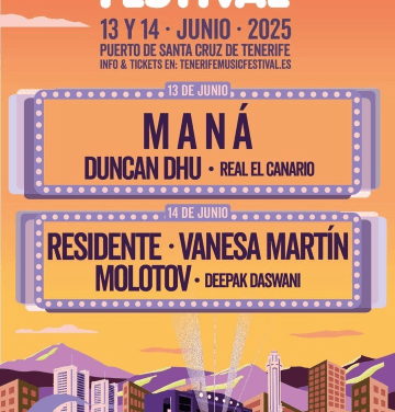 Tenerife Music Festival 2025 ¡Entradas y primeras confirmaciones!